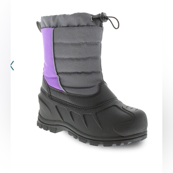 Itasca Other - Itasca Snow Drift kids Snow Boots, purple & black, size 12, NWT